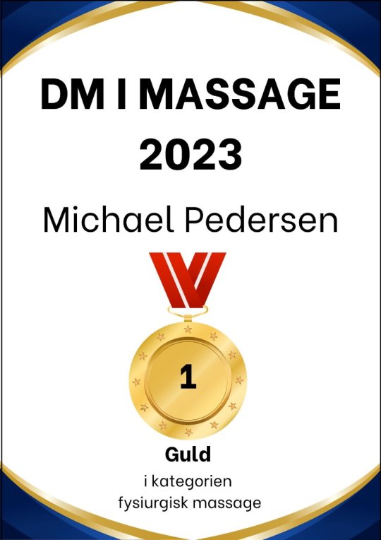Guld i fysiurgisk massage til dm i massage 2023